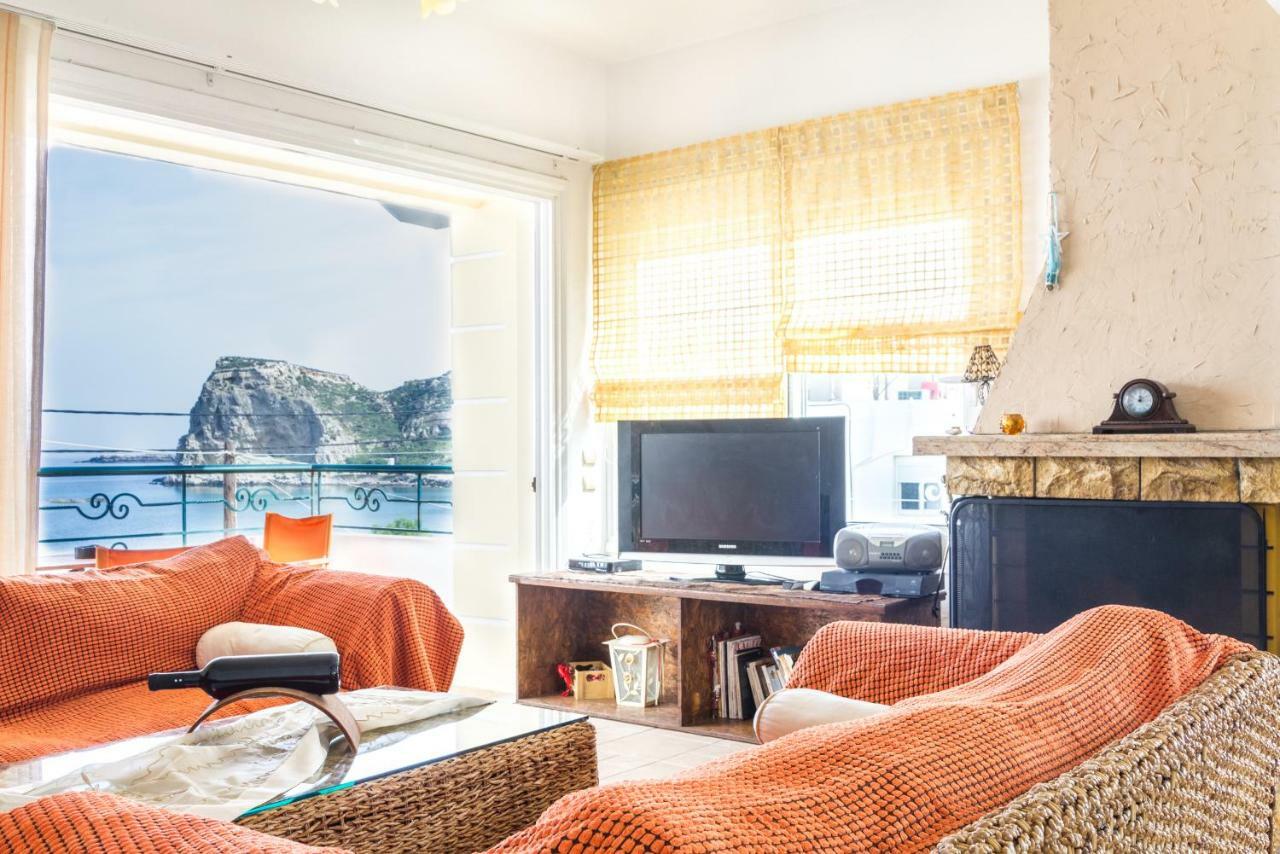 Kaya Sea Apts - Stegna Beach 아크앤젤로스 외부 사진